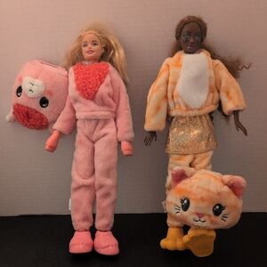 Barbie Cute Reveal Llama and Cat 2 dolls